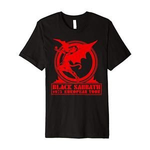 Black Sabbath European Tour 75 Adult T-Shirt